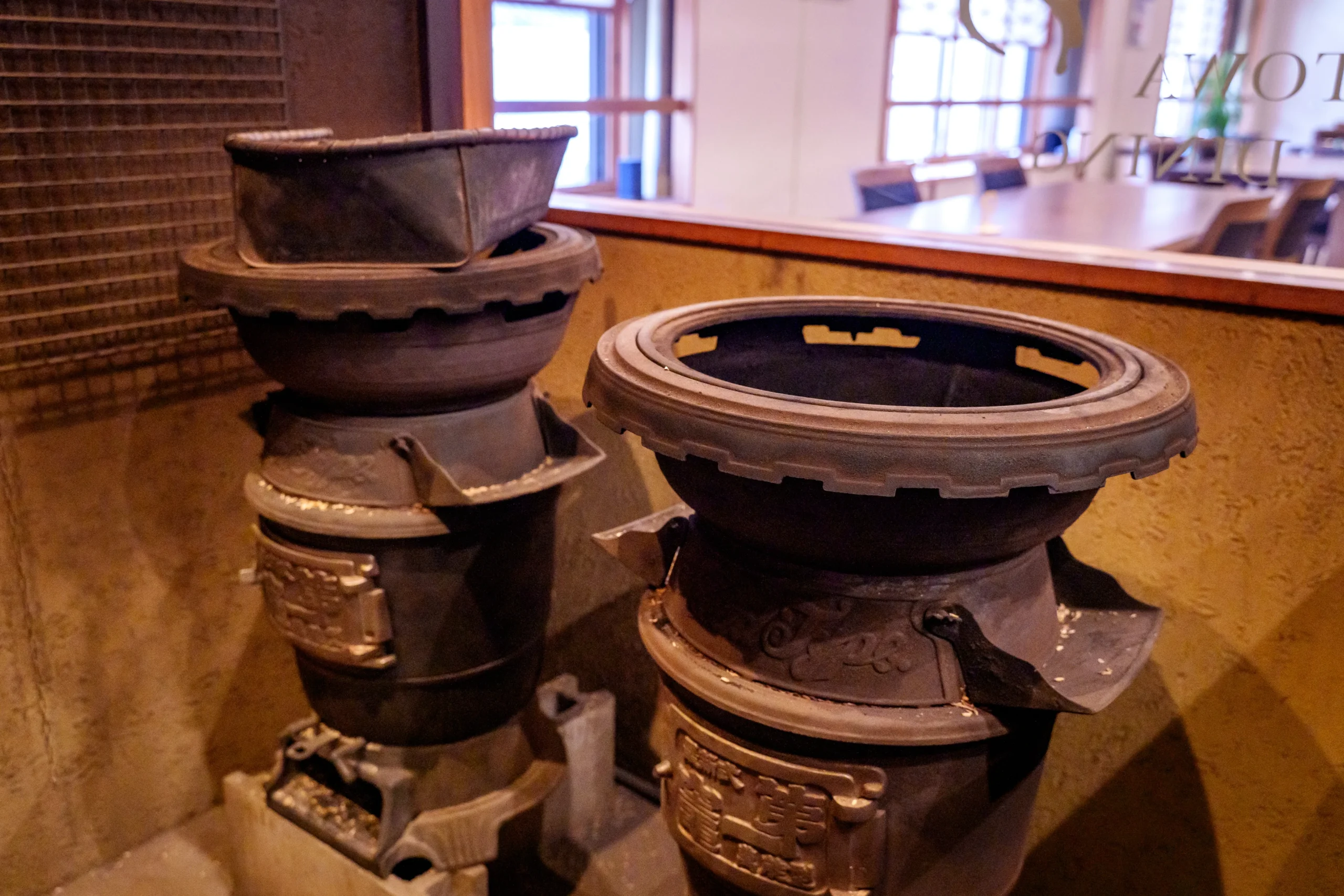 Rice cooked using rice husks as fuel