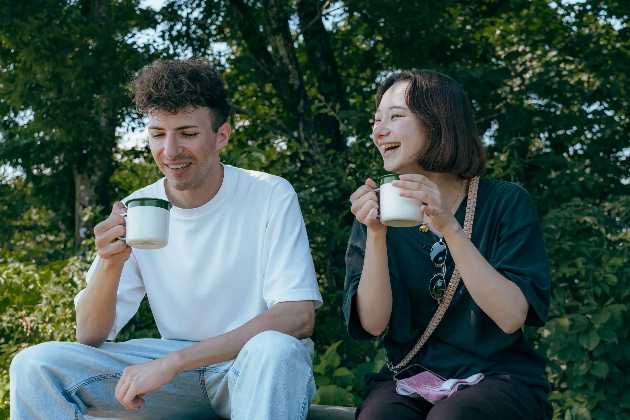 Kuromoji tea and sasa-dango