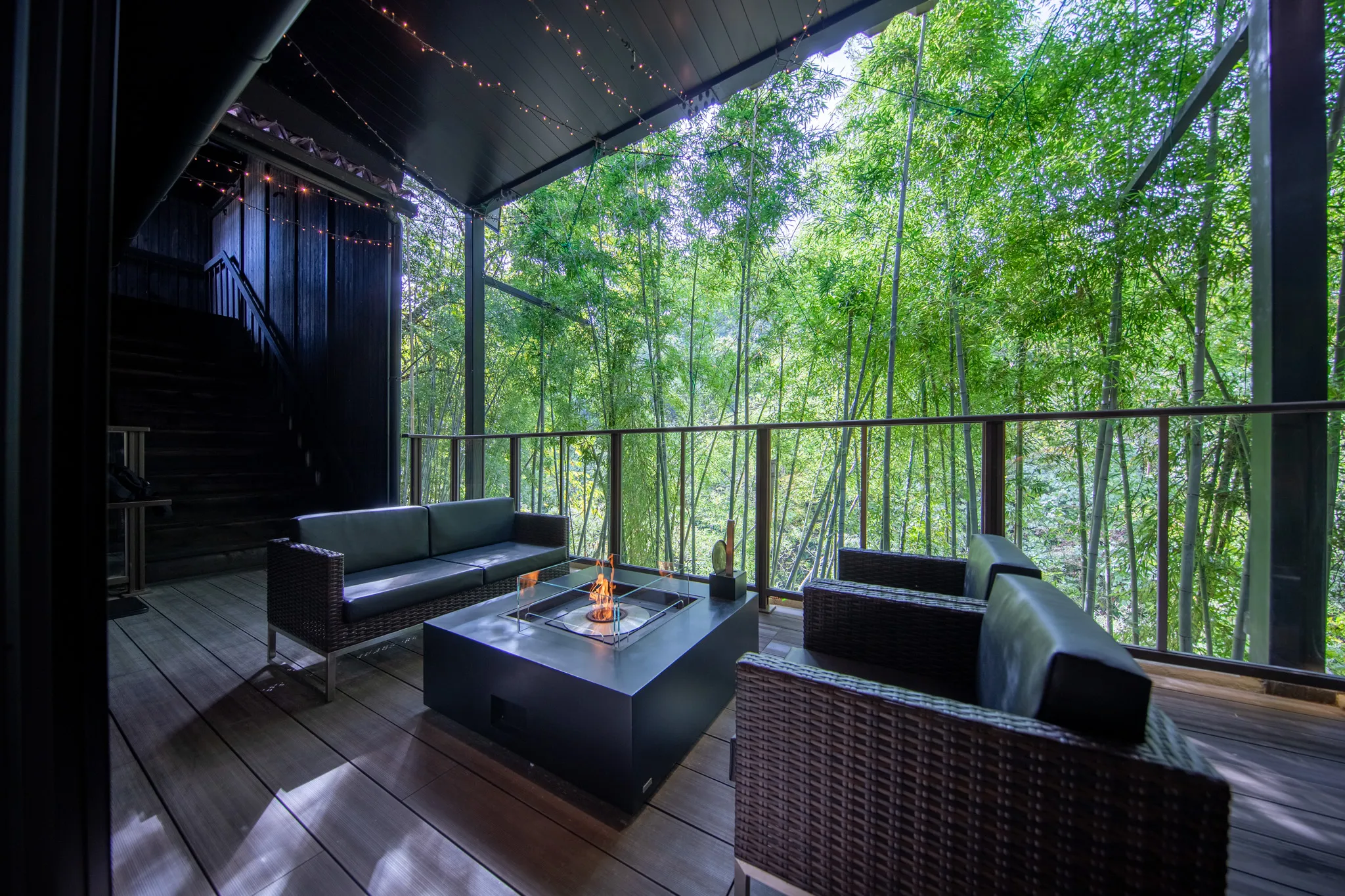 Bamboo Grove & Fire Pit
