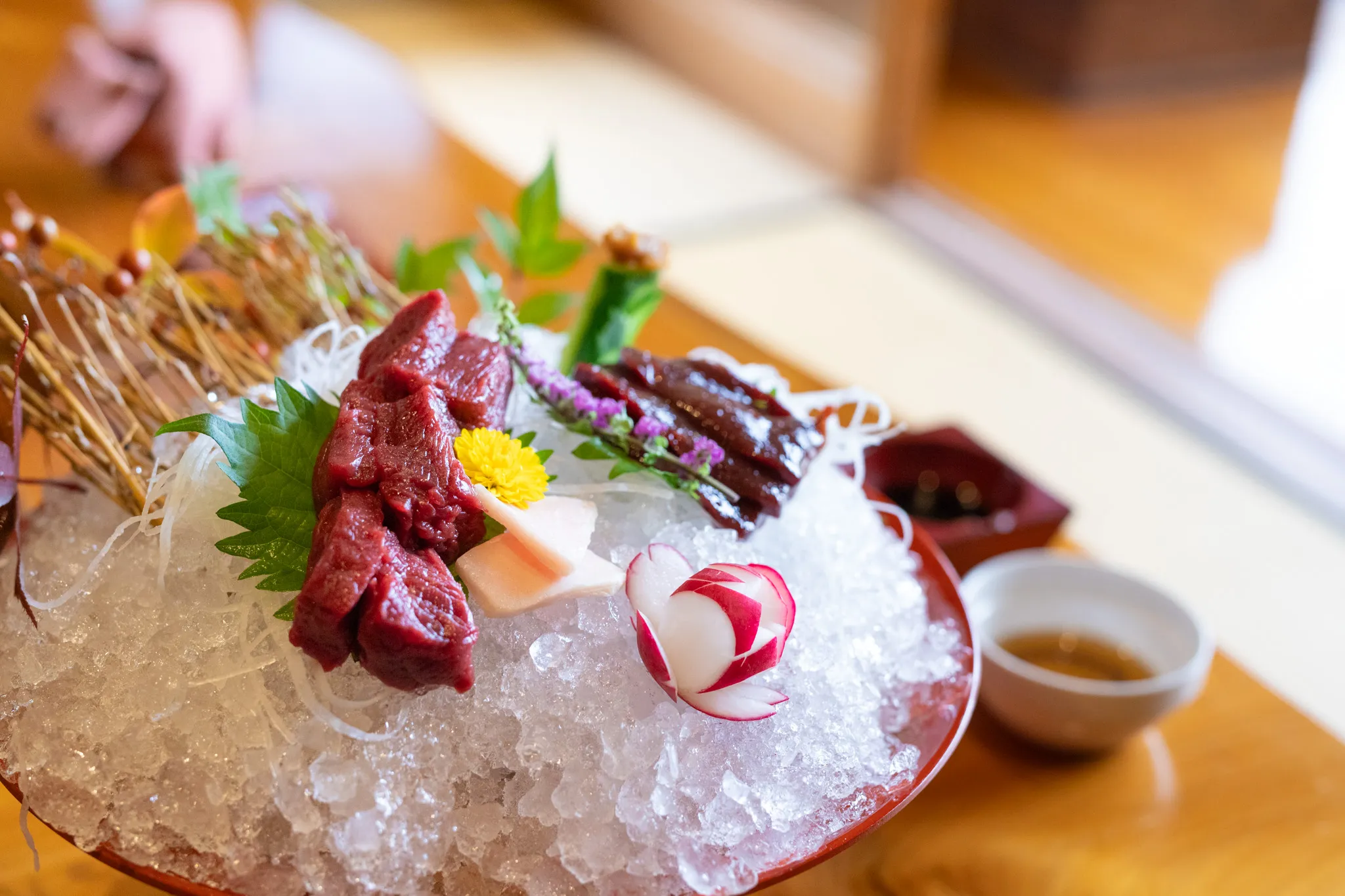 Aizu Horse Sashimi (Basashi)