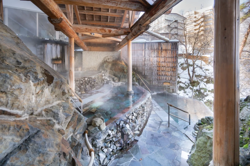 Terraced-Style Open-Air Baths