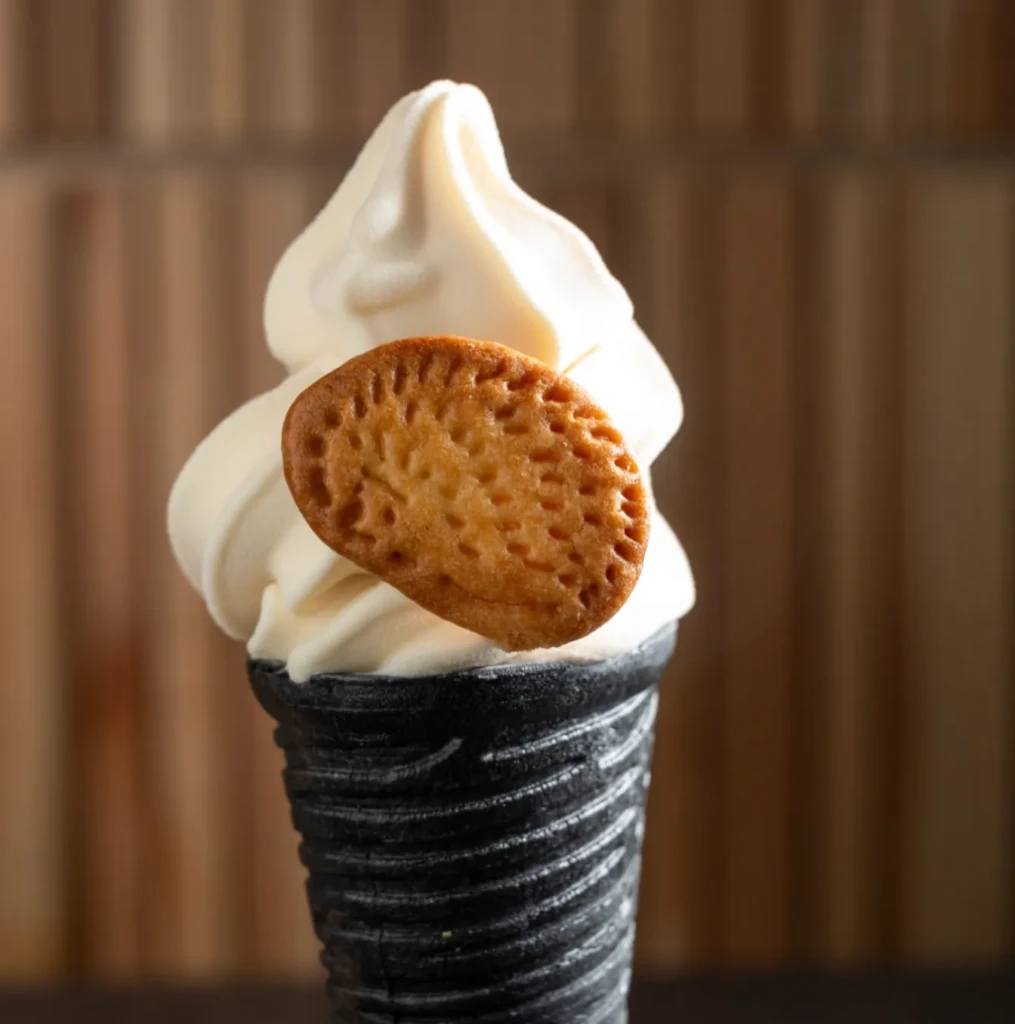 Rum infused ice cream
