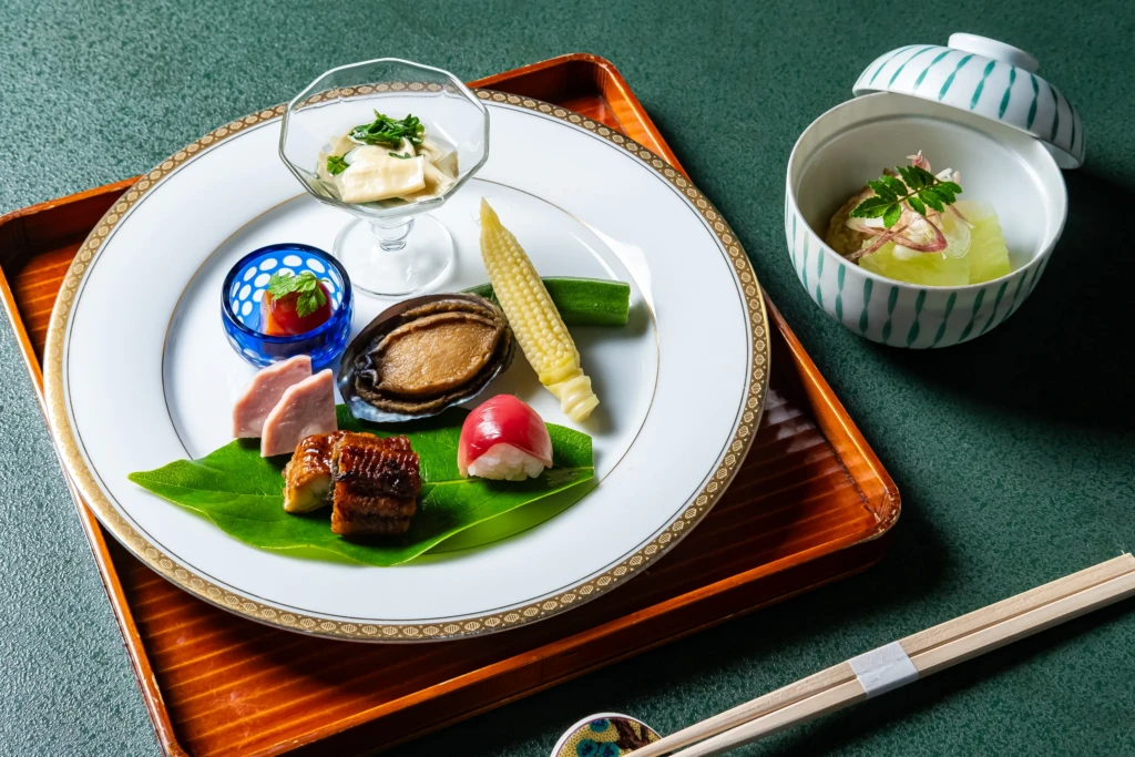 Savoring a variety of seasonal flavors, bite by bite, on a traditional platter