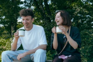 橘木茶與竹葉團子