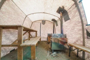  寬敞的帳篷桑拿