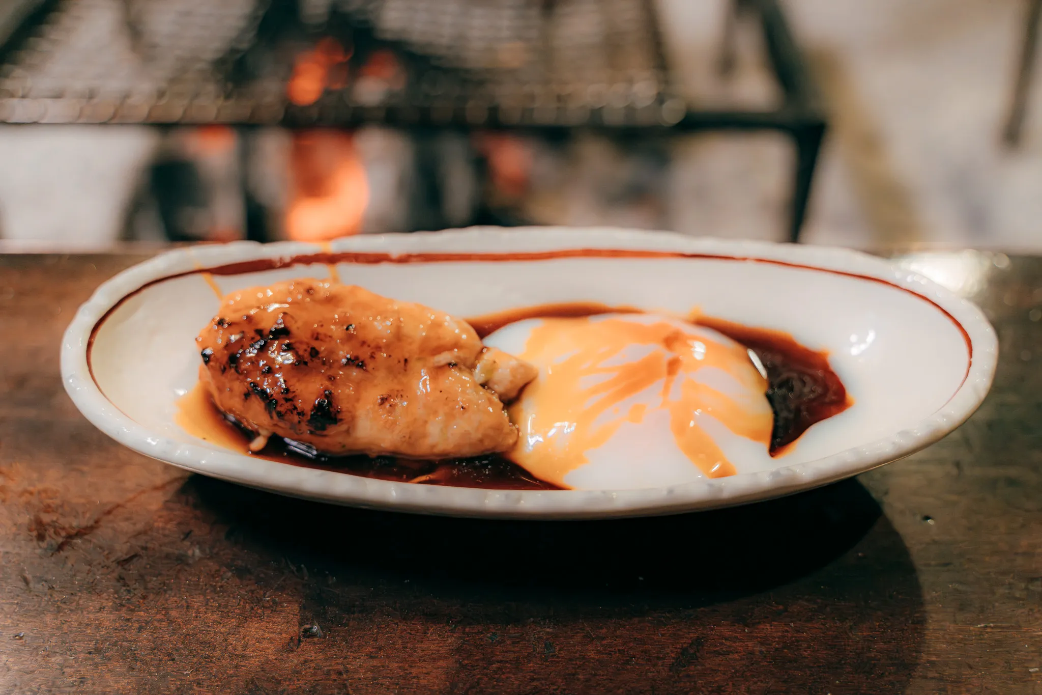 會津地雞的肉丸子