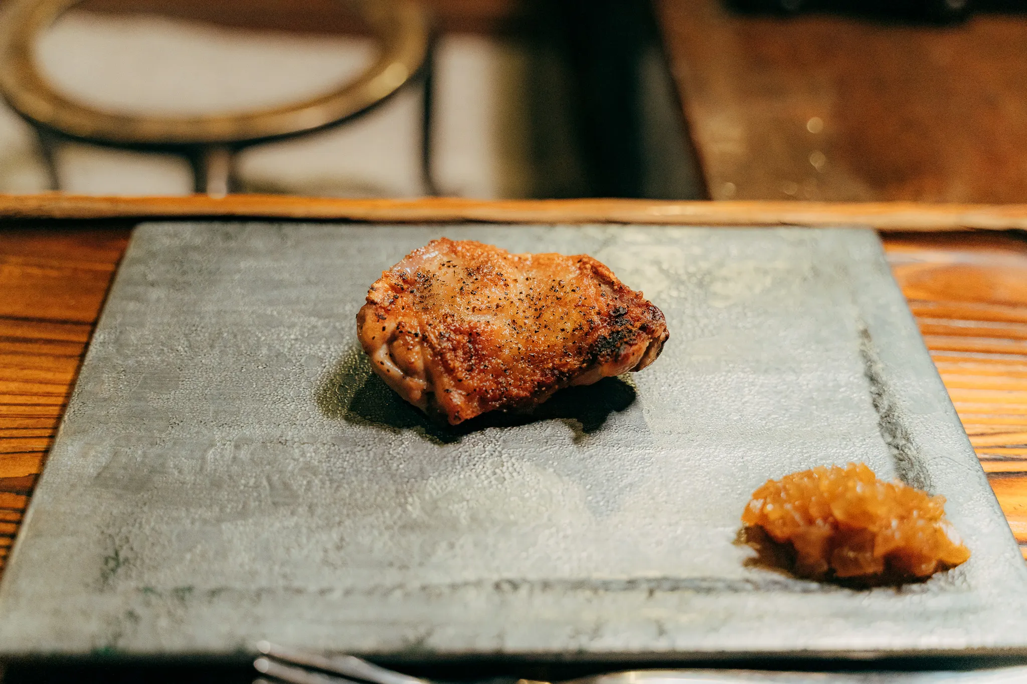 會津地雞水晶板燒