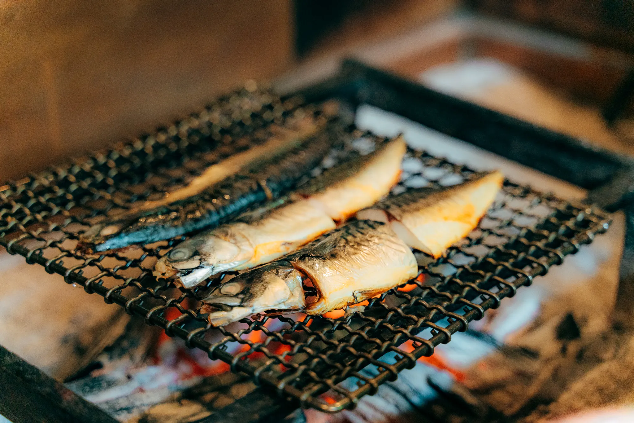 鯖魚一夜干炭烤